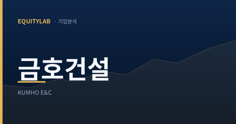 금호건설 주가 연속 상한가 — 나는 왜 관망하나
