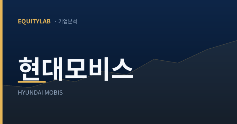 현대모비스 주가, PBR 0.85에 묻힌 사상 최대 실적