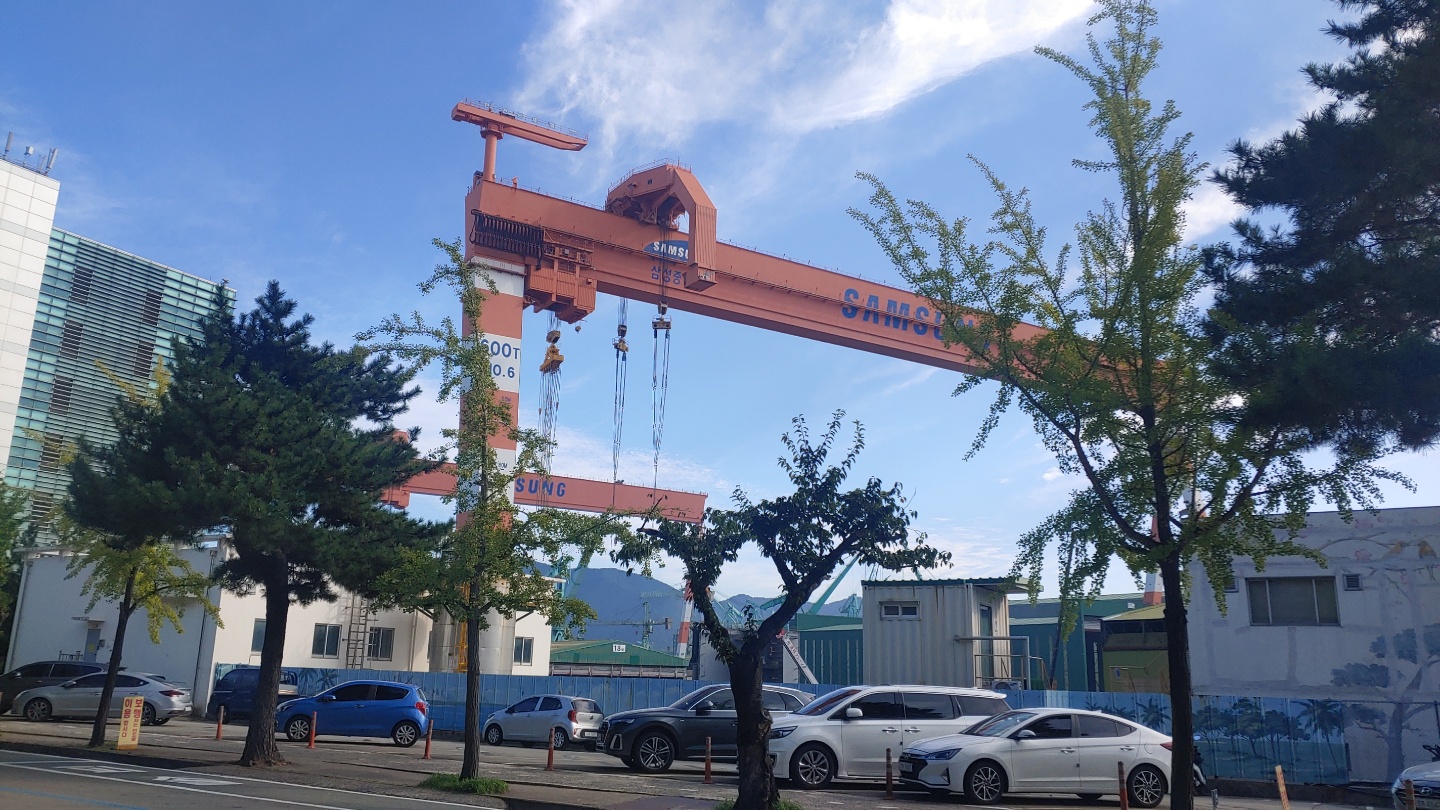 삼성중공업 거제조선소의 골리앗 크레인
