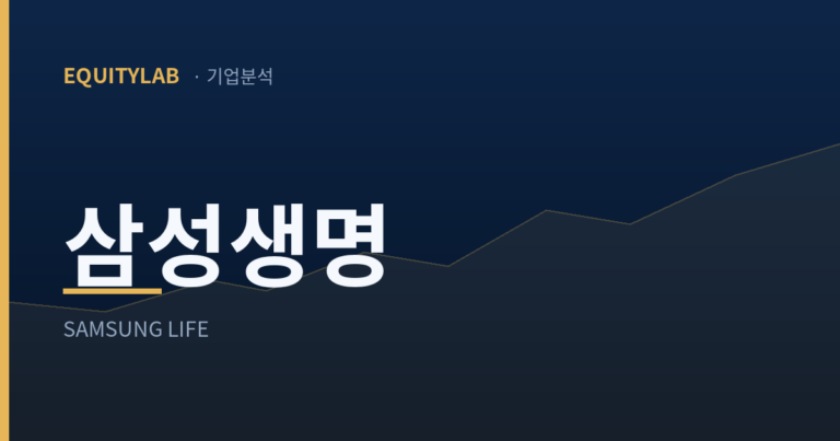 삼성생명 주가 -25%, 나는 이 삼성전자 할인을 담는다