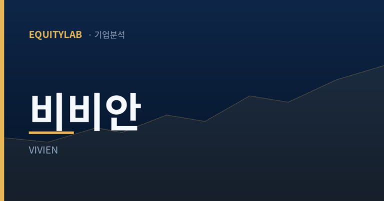 비비안 주가, 장부가의 15%인데 나는 왜 관망하나
