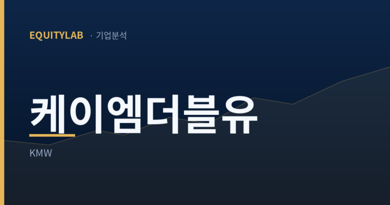 케이엠더블유 주가 분석 대표이미지