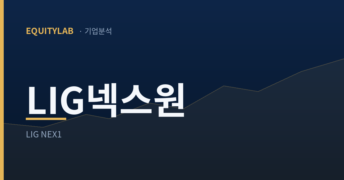 LIG넥스원 주가, 지수가 18% 오른 날 왜 절반만 올랐나