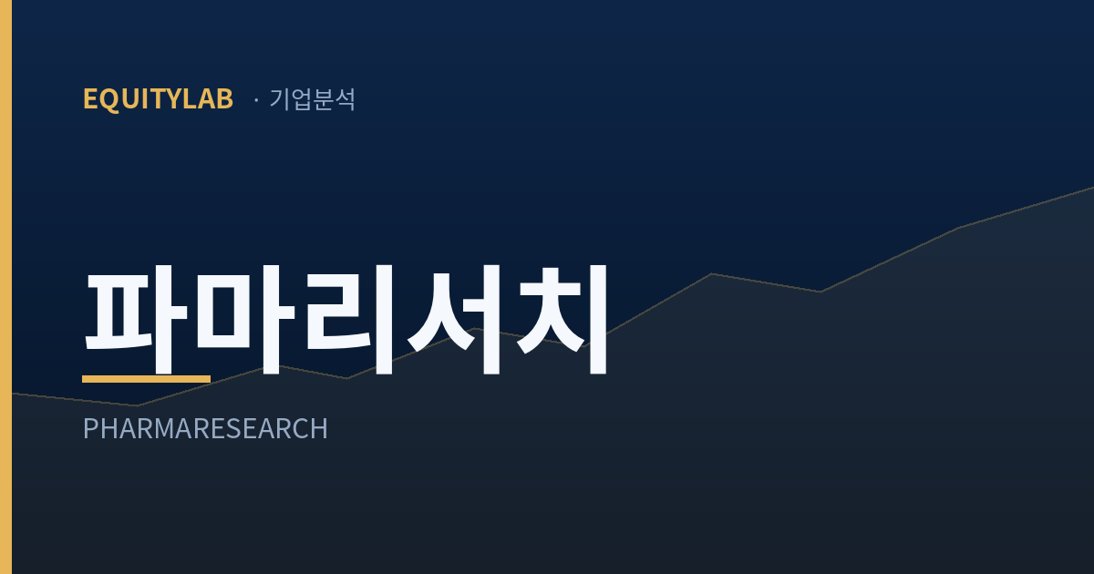 파마리서치 실적 대표이미지
