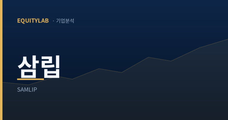 삼립 주가 분석 대표 이미지