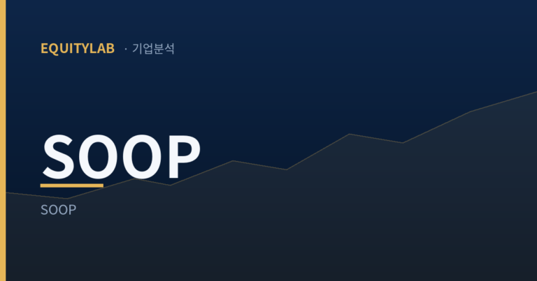 SOOP 주가 분석 대표이미지