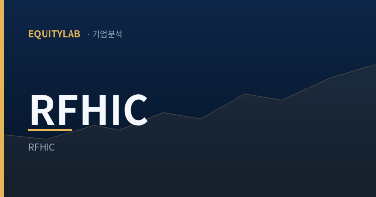 RFHIC 주가 분석 기록 대표이미지