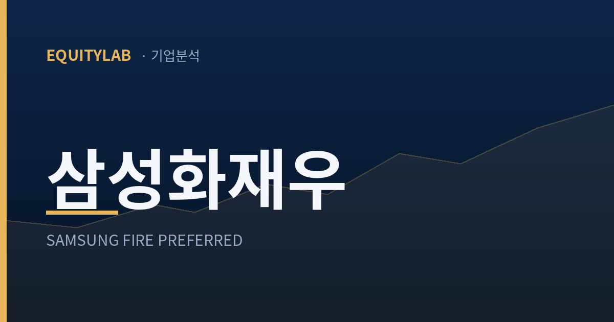 삼성화재우 주가 전망 대표이미지